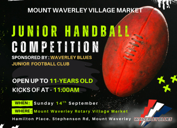 Junior Handball Competition: Mount Waverley Village Market